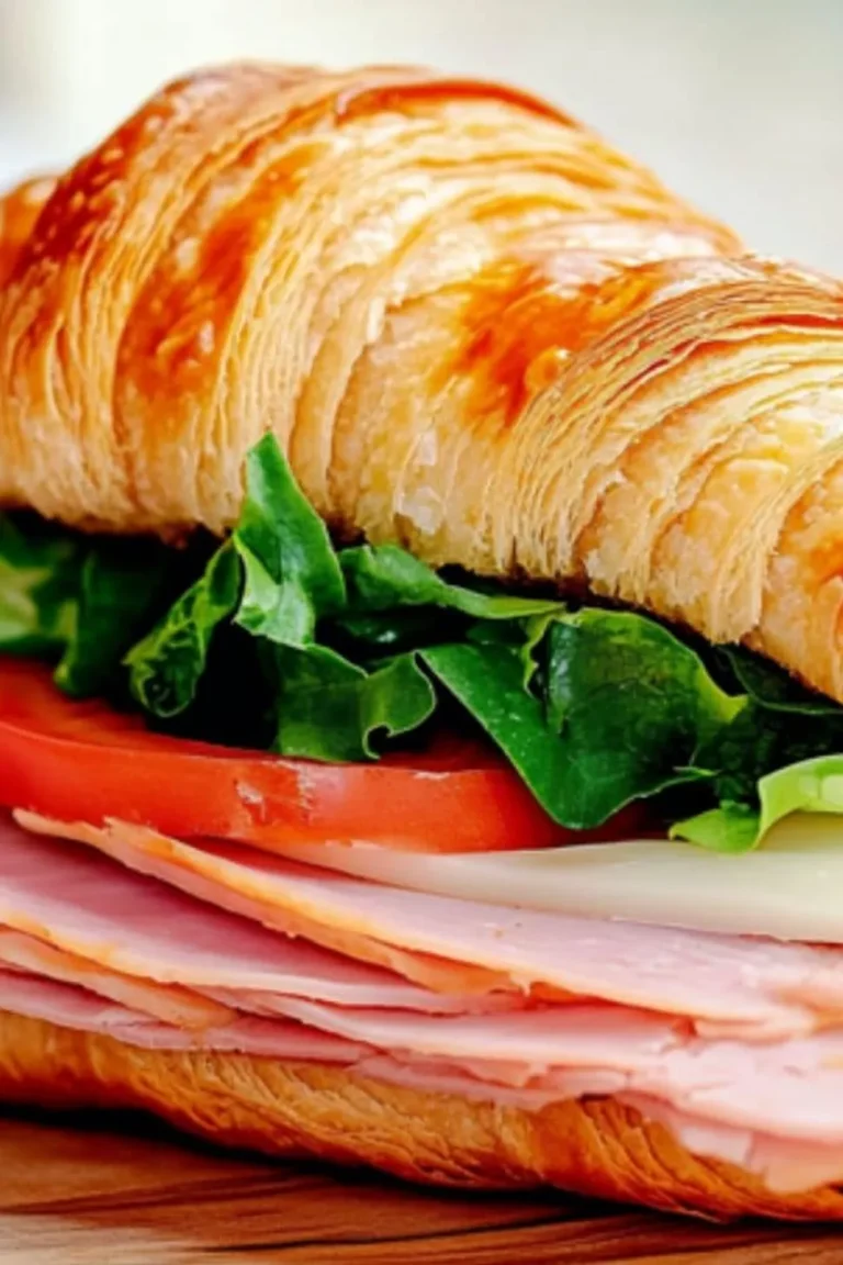Turkey Croissant Sandwich Photo