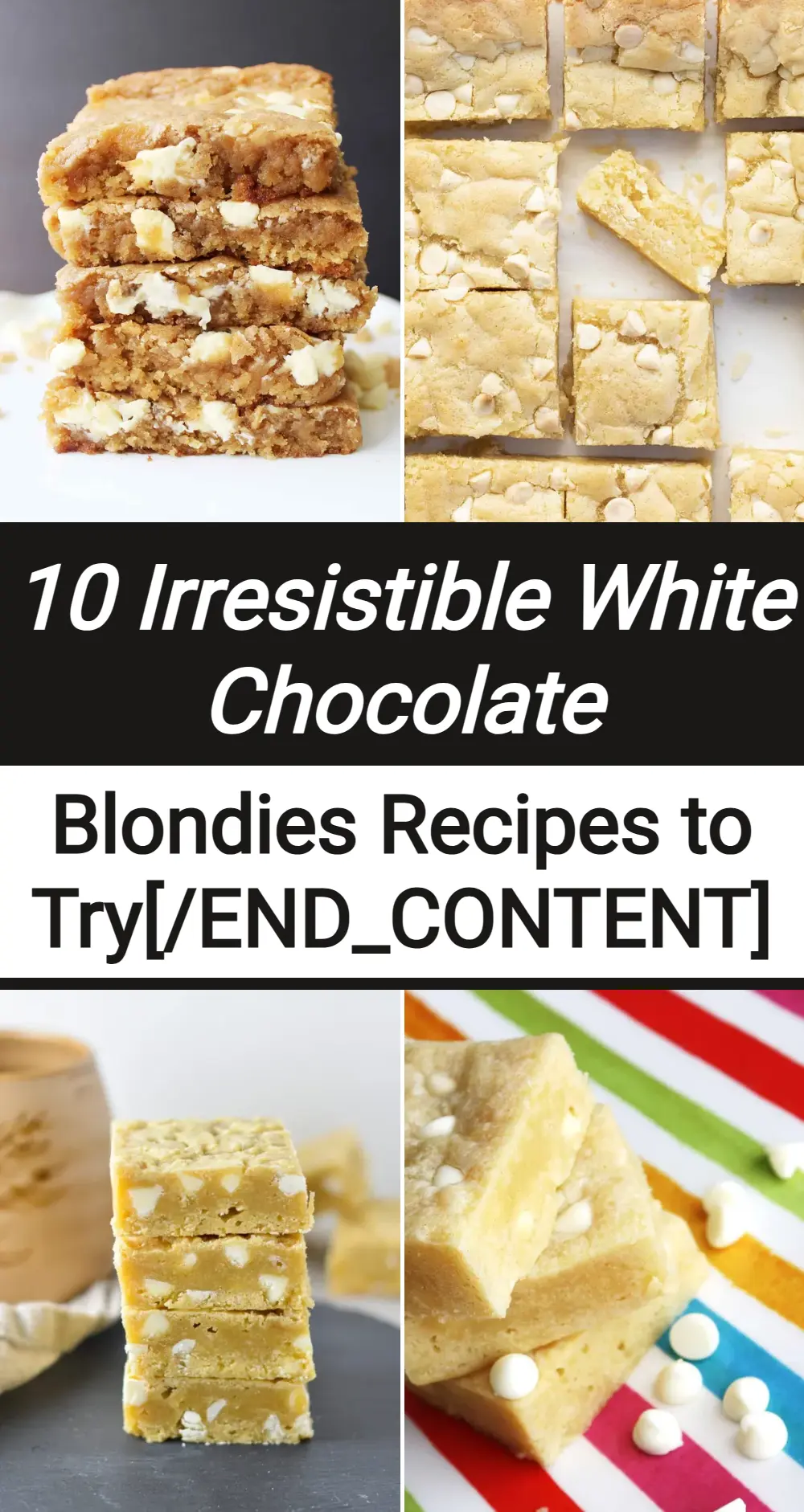 Photo of White Chocolate Blondies